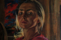 «Self-portrait». Fragment of the picture.