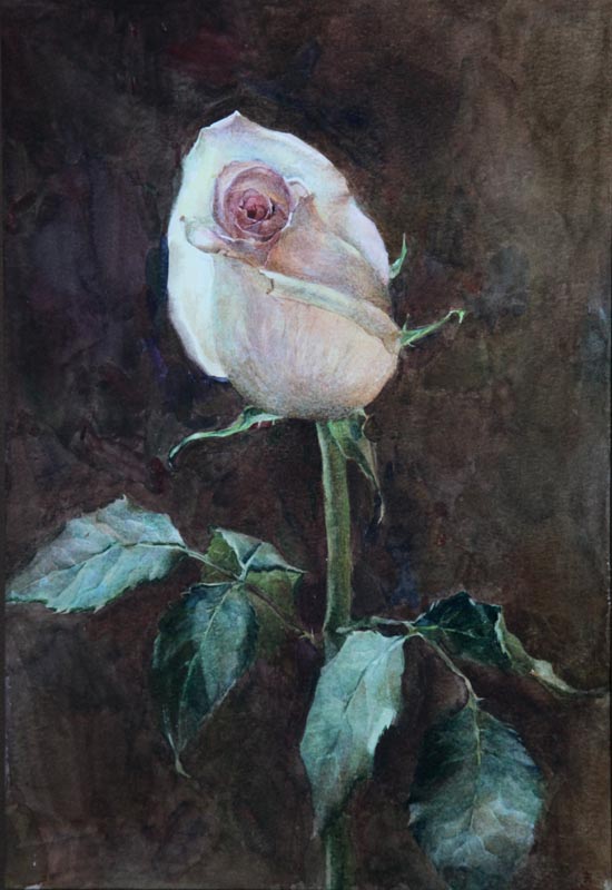 «Moonlight», watercolor, 25×36, 1997